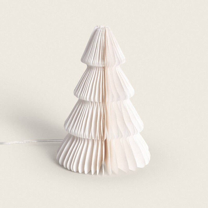 Árvore de Natal LED de Papel com Bateria Likasi