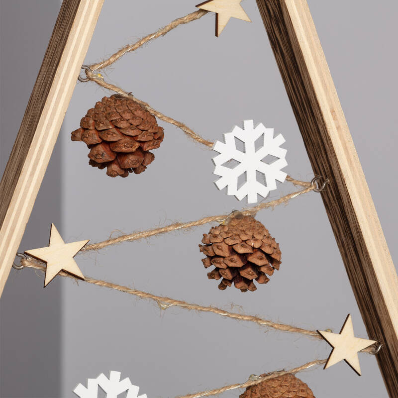 Árvore de Natal LED Golden a Pilhas