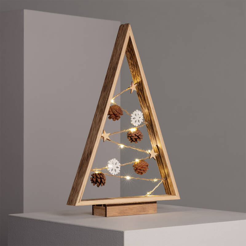Árvore de Natal LED Golden a Pilhas