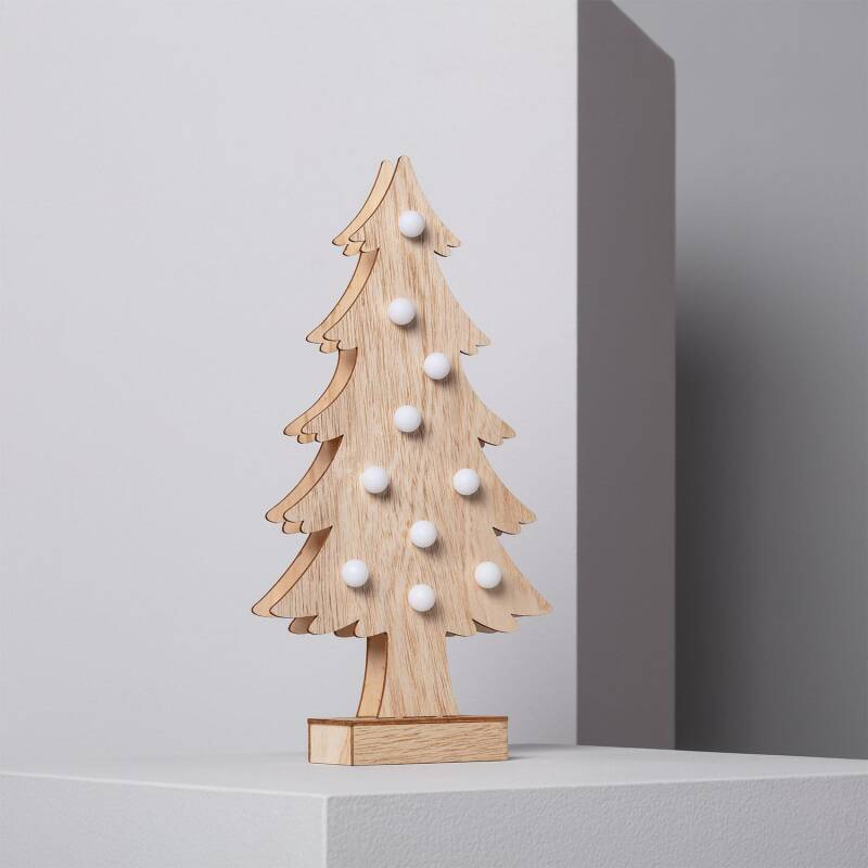 Árvore de Natal LED Wood a Pilhas