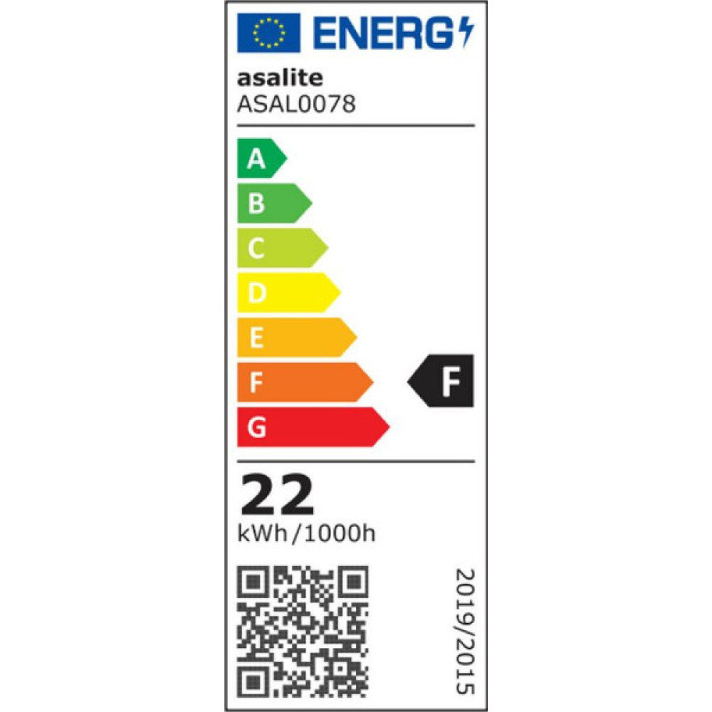 Tubo LED Asalite Vidro G13 22W 2200Lm 3000K IP20