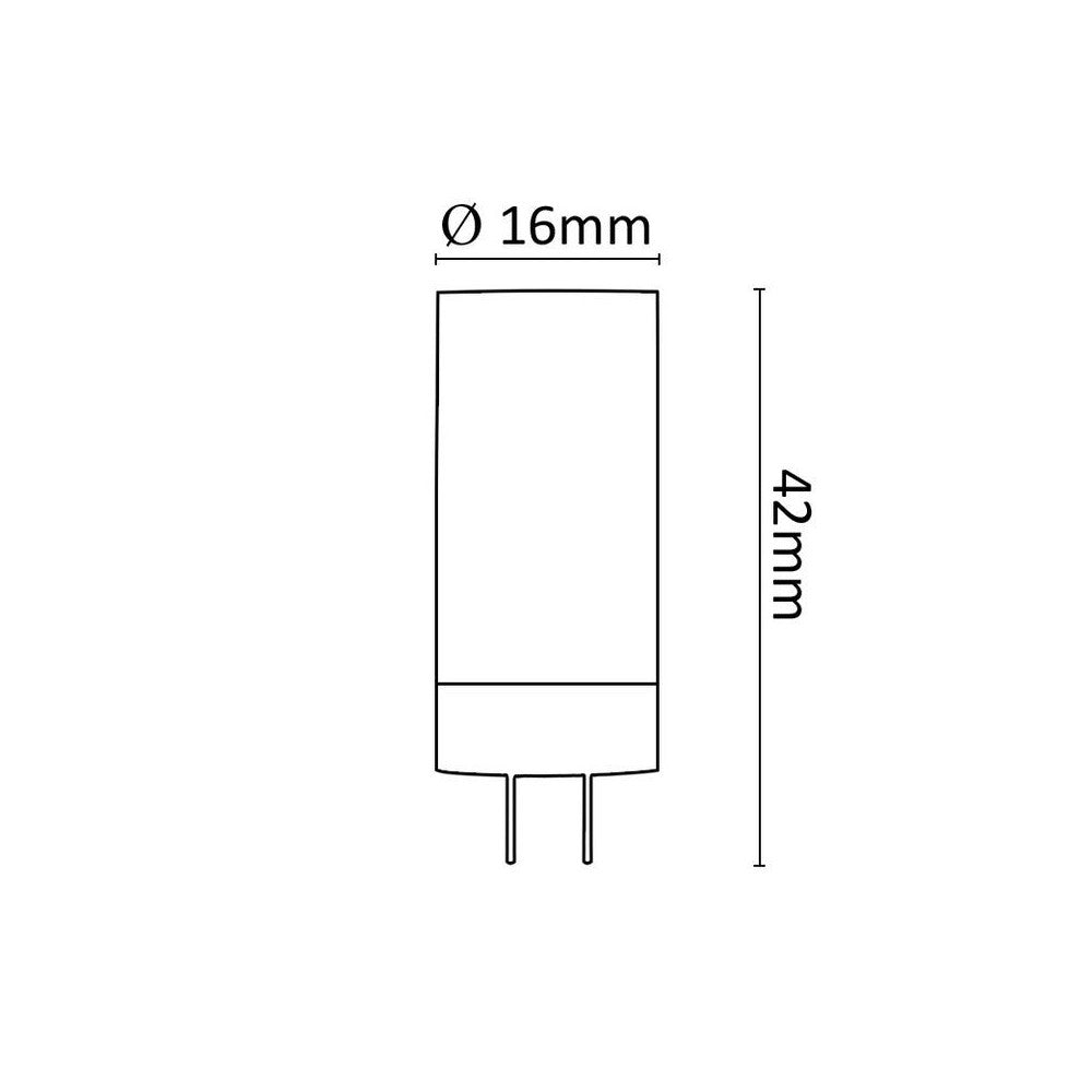 Lâmpada LED Asalite G4 2W 220Lm 3000K IP20
