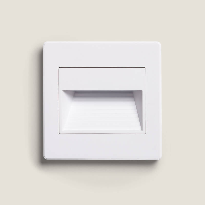 Baliza de Parede LED Encastrável Quadrado Olite