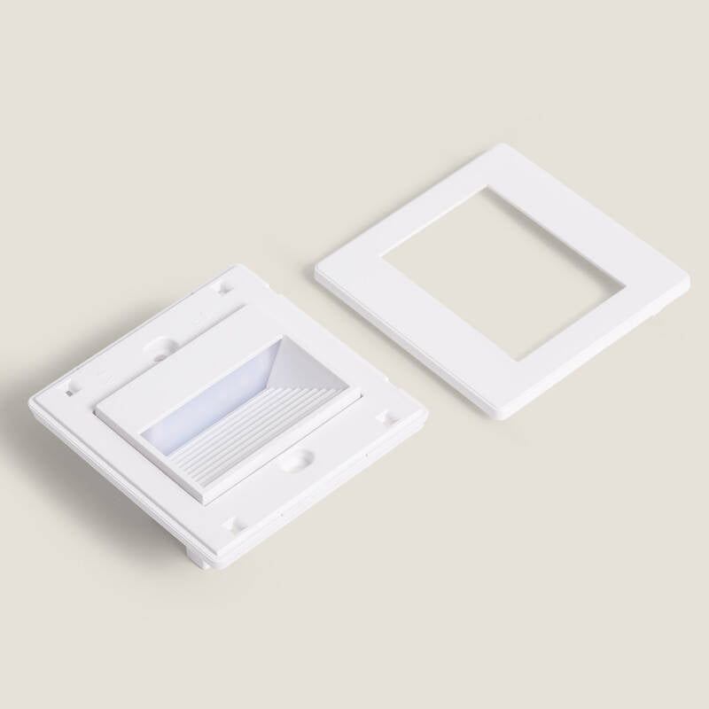 Baliza de Parede LED Encastrável Quadrado Olite