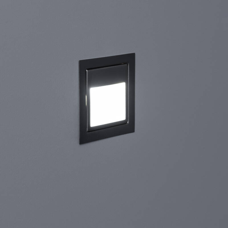Baliza de Parede LED Encastrável de 1,5 W em Aço inoxidável Larry