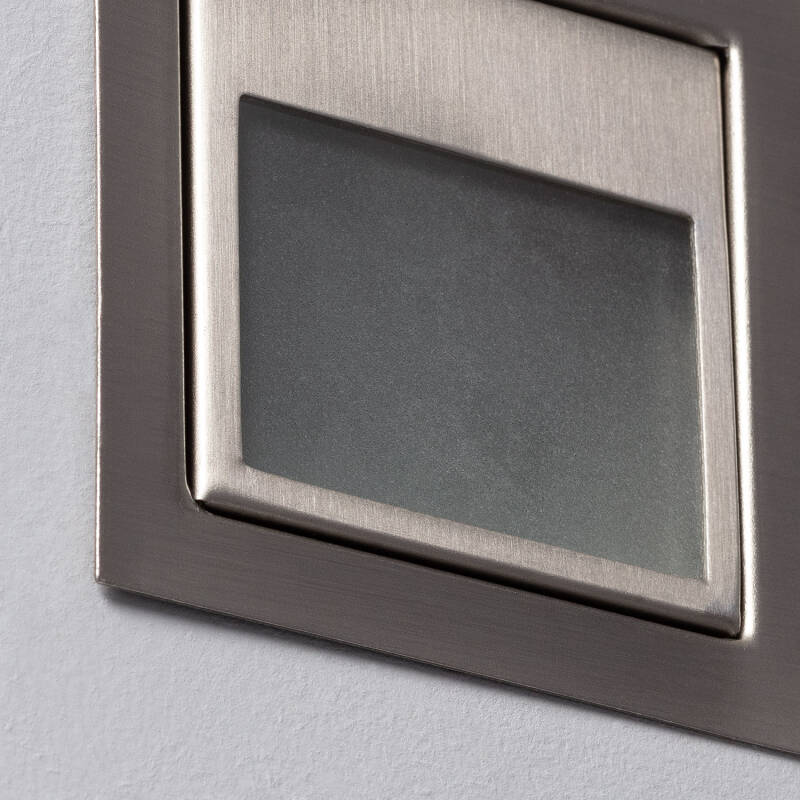 Baliza de Parede LED Encastrável de 1,5 W em Aço inoxidável Larry