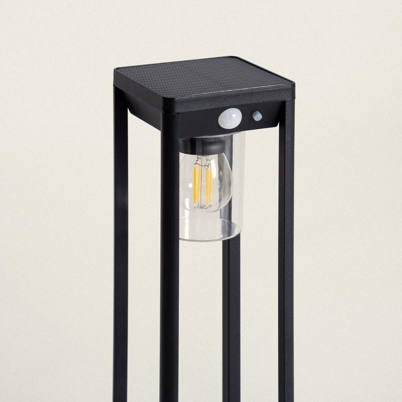 Baliza de Pé Exterior Solar LED 2W 40cm Alumínio com Sensor de Movimento Devah