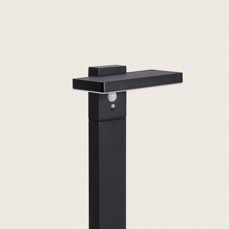 Baliza de Pé Exterior Solar LED 5W 50cm Alumínio com Sensor de Movimento Bran