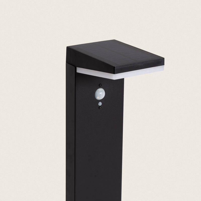 Baliza de Pé Exterior Solar LED 5W 50cm Alumínio com Sensor de Movimento Edwan