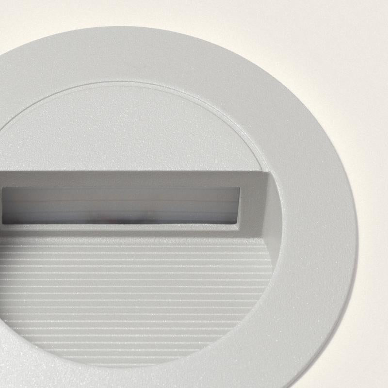 Baliza Exterior LED 1,5W Encastrável de Parede Alumínio Olite IP65