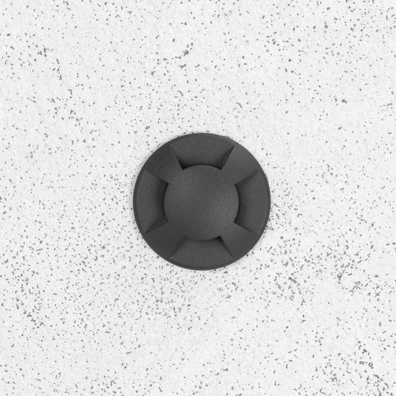 Baliza Exterior LED Encastrável de Chão 4L 24V DC Loto Preta