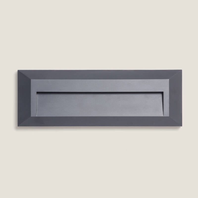 Baliza Exterior LED 2W Superfície de Parede Retangular Antracite Élide