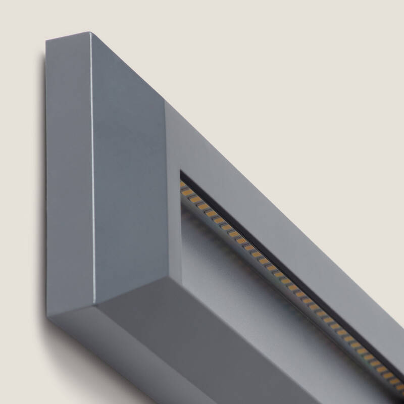 Baliza Exterior LED 2W Superfície de Parede Retangular Antracite Élide