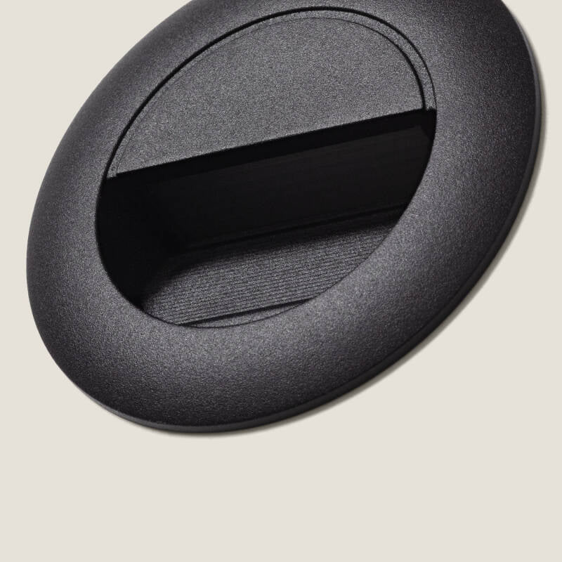 Baliza Exterior LED de 3W Encastrável em Alumínio Parede Circular Segre