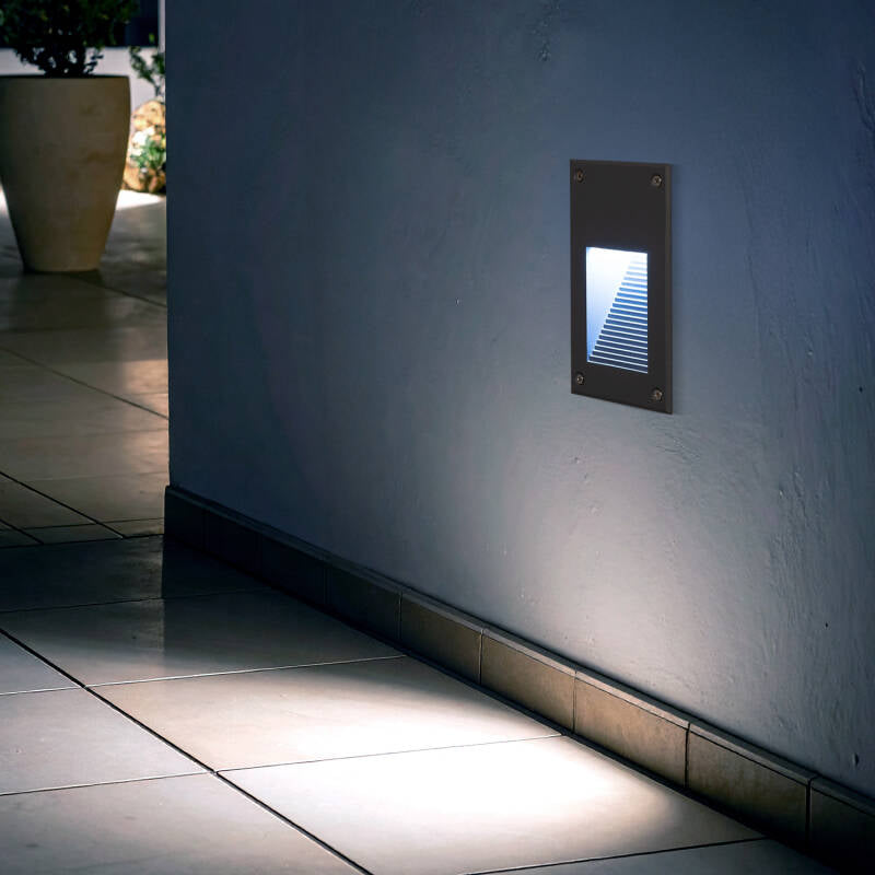 Baliza Exterior LED 3W Encastrável Parede Olite