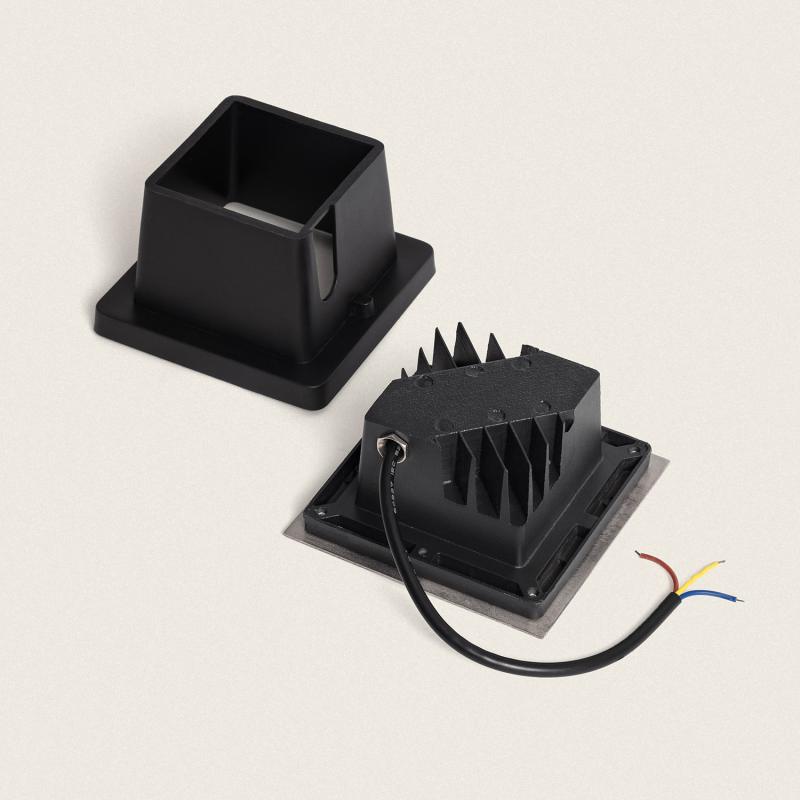Baliza Exterior LED 3W Encastrável de Chão Quadrada Utopia