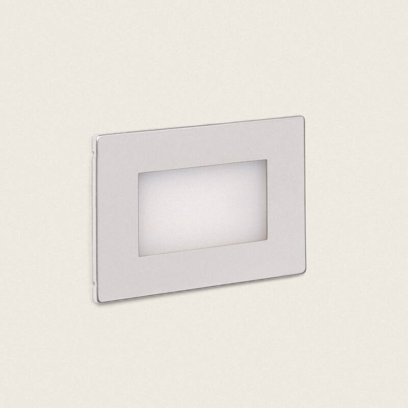 Baliza Exterior LED de 3W em Aço Inoxidável Encastrável na Parede Adal
