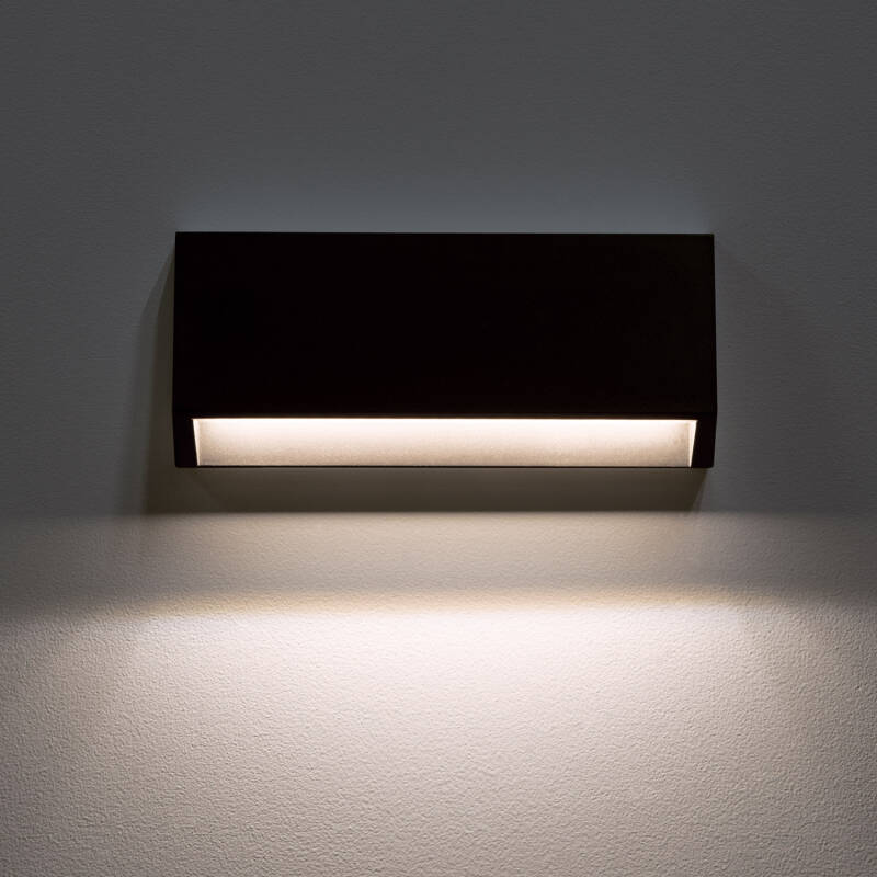 Baliza Exterior LED 3W Superfície Parede Retangular Tunez