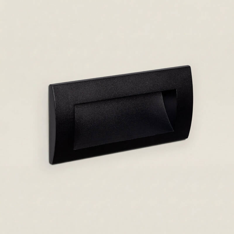 Baliza Exterior LED de 4 W, Encastrável, Rectangular, em Alumínio e Vidro, Edulis