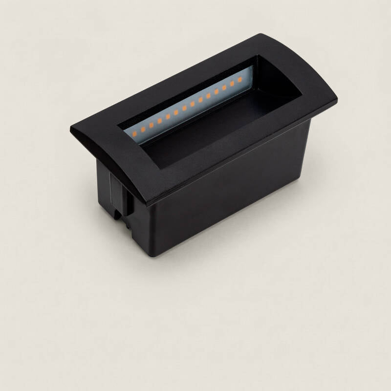 Baliza Exterior LED de 4 W, Encastrável, Rectangular, em Alumínio e Vidro, Edulis