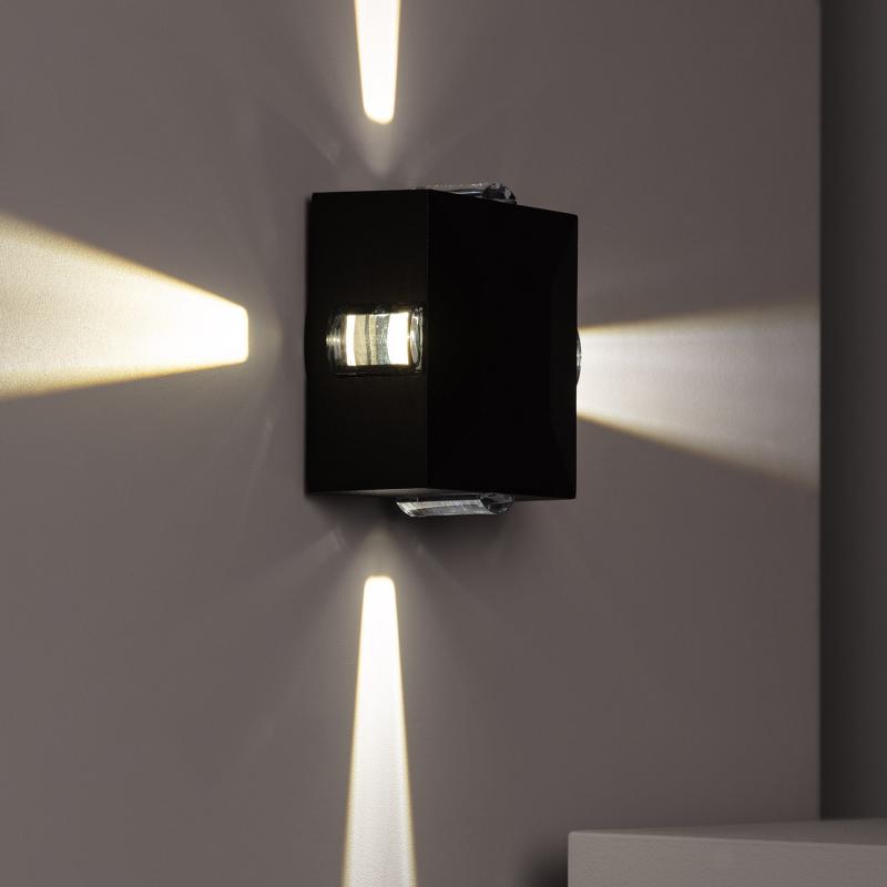 Baliza exterior LED de 4 W para Superfícies de Parede em Alumínio Agora
