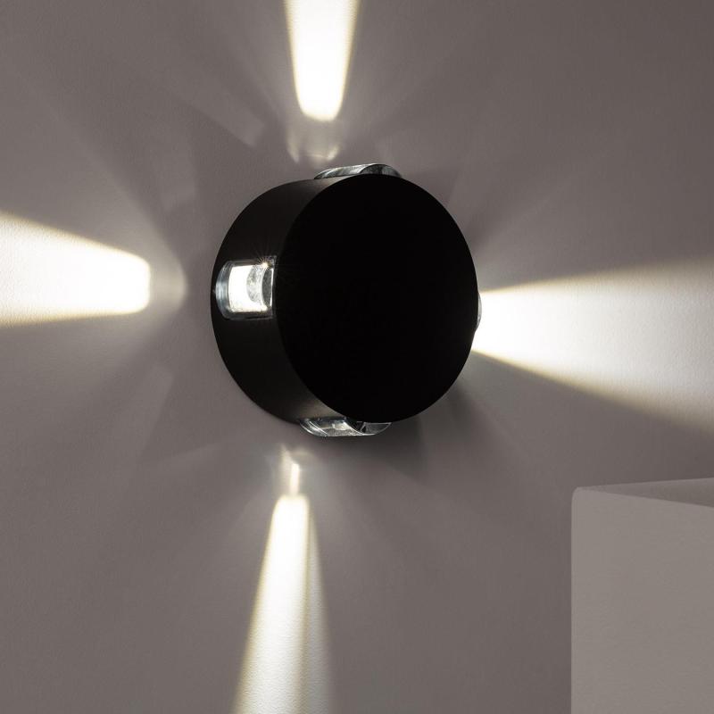 Baliza Exterior LED 4W Superfície Parede Alumínio Forum