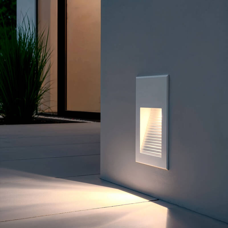 Baliza Exterior LED 5 W para Encastrar na Parede em Alumínio Olite