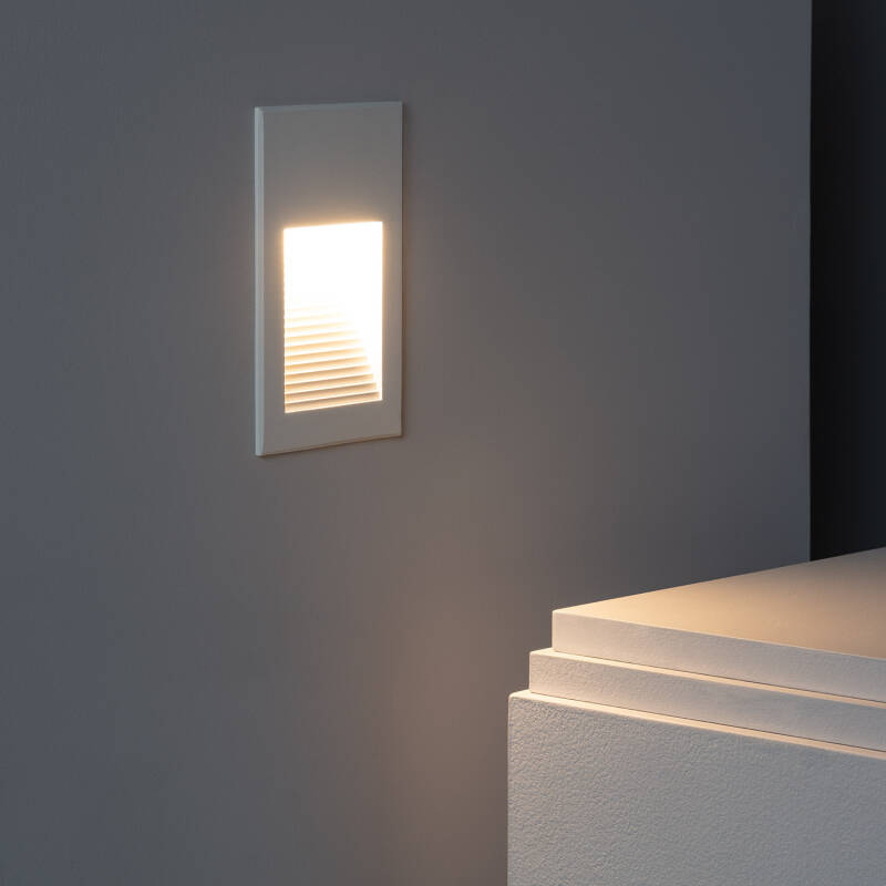 Baliza Exterior LED 5 W para Encastrar na Parede em Alumínio Olite