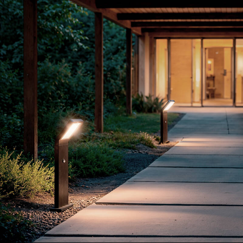 Baliza Exterior LED 9.5W Superfície de Pé 50cm Alumínio com Detector de Movimento Legacy