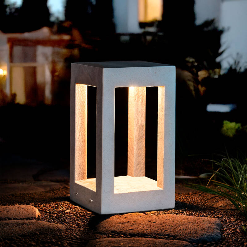 Baliza Exterior LED Regulável 6W Cimento Blynte 35 cm