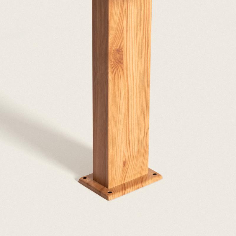 Baliza Exterior Superfície de Pé 50cm Aço inoxidável e Vidro Isoba