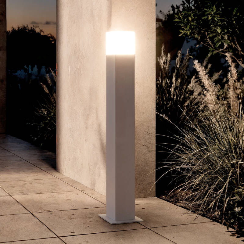 Baliza Exterior Superfície de Pé 74 cm Augusta Branca