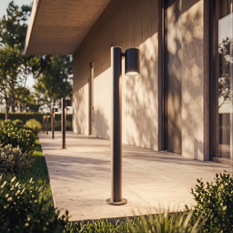 Baliza Exterior Superfície de Pé 90cm Aço Inoxidável Stone