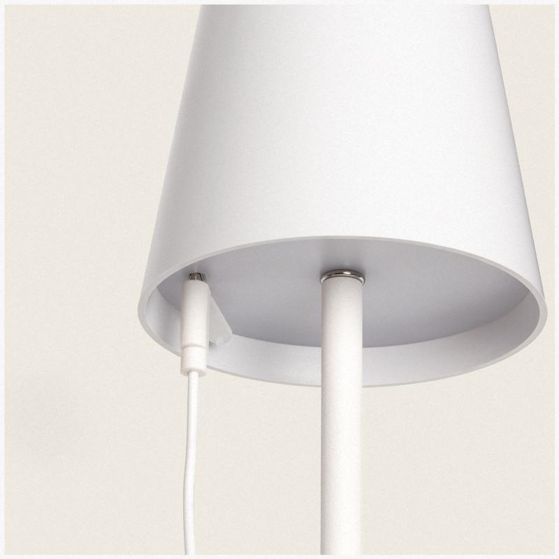 Baliza LED 3W para Exterior Bateria USB Recarregável Alumínio com Pincho 80cm Anisa
