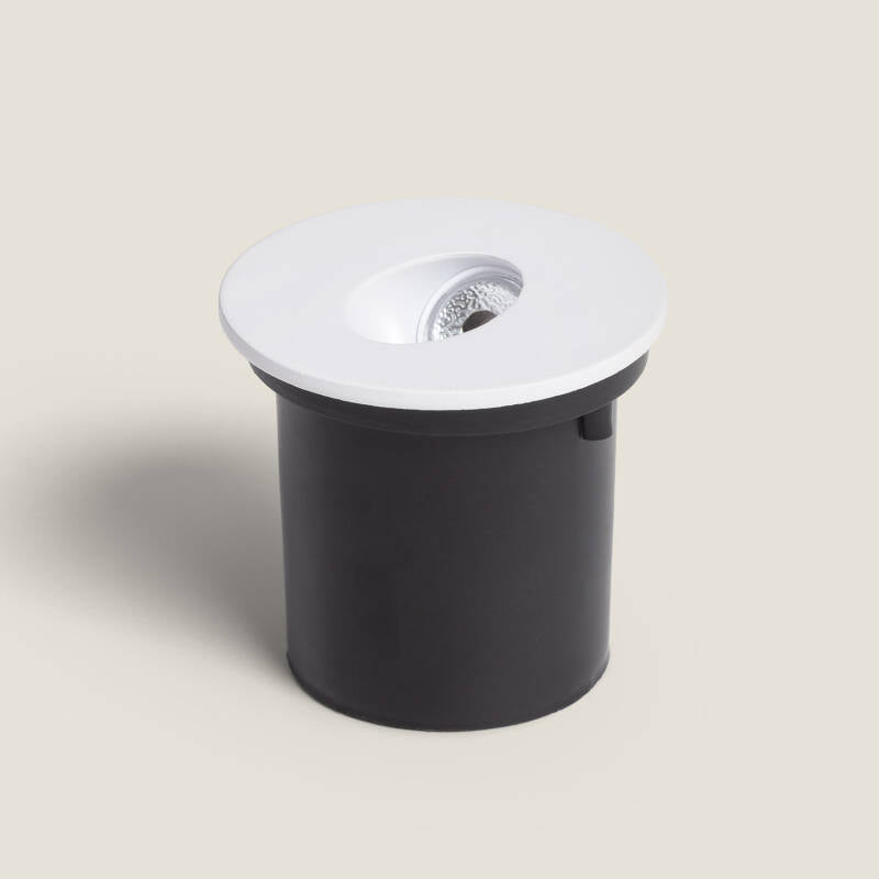 Baliza LED Encastrável Circular em Alumínio para Parede Adam