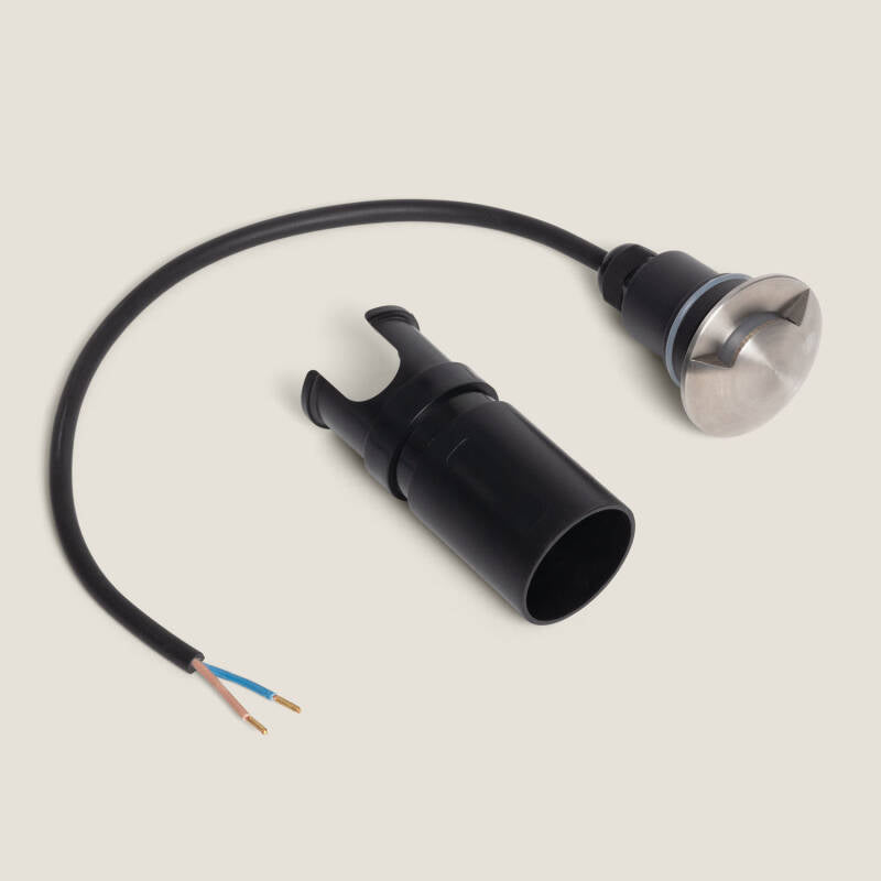 Baliza Exterior LED 3 W Encastrável de Chão 1L 24V DC