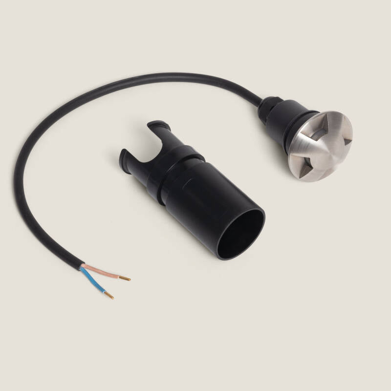 Baliza LED Exterior 3 W Encastrável de Chão 4L 24V DC