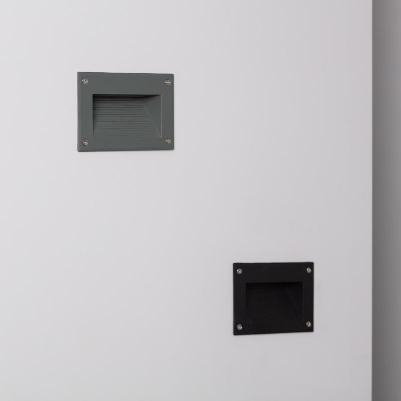 Baliza LED Olite Acabado Preto 3W IP65