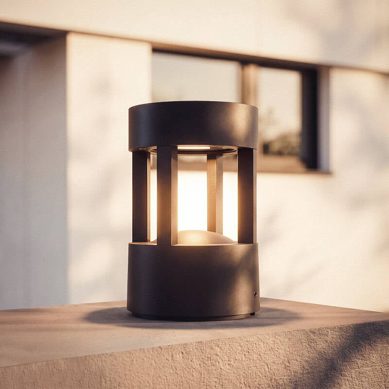 Baliza Sobremuro Exterior LED 7W Alumínio 14cm Mokka