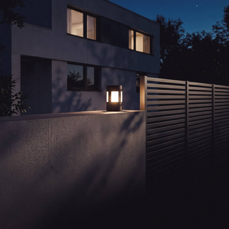 Baliza Sobremuro Exterior LED 7W Alumínio 14cm Mokka