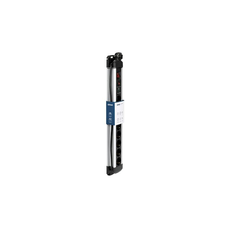 Base Múltipla Extrapower 8 Tomadas Tipo F Schuko 1,5m SIMON BRICO BM539232