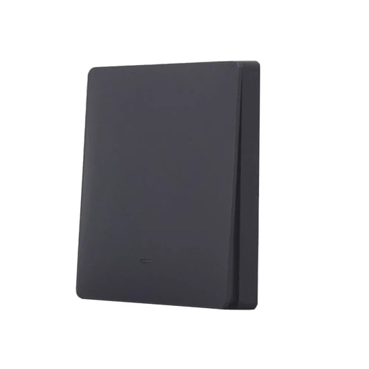SmartWise parede switch front painel, preto, 1-button