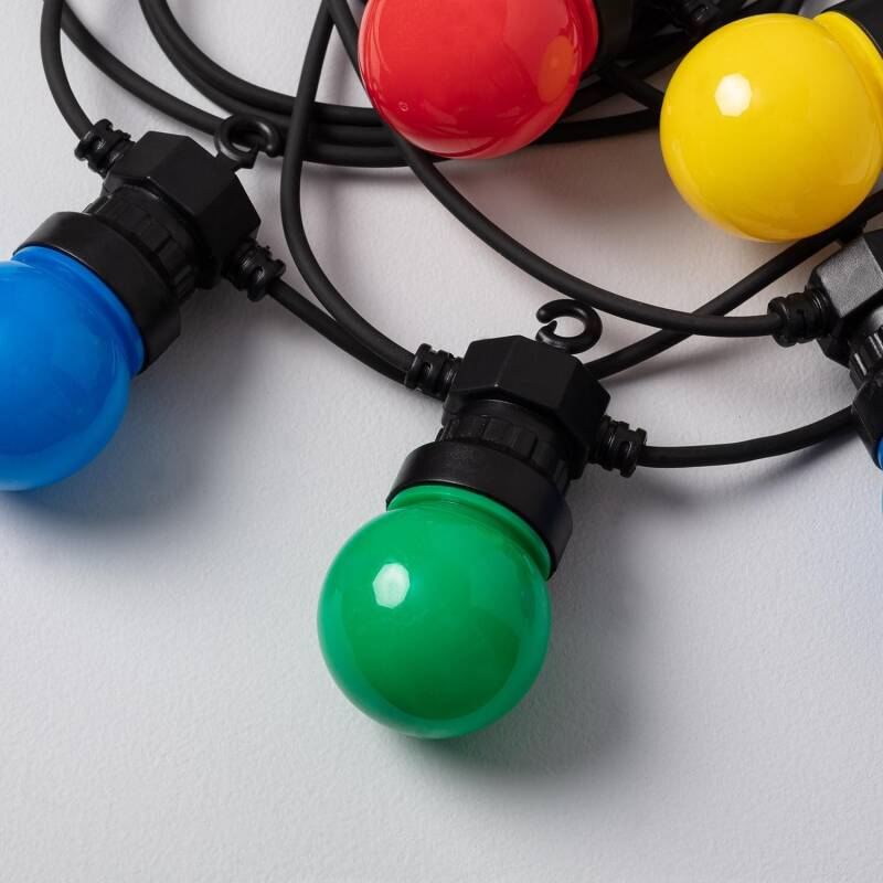 Bolas para Guirnalda Multicolor 8 unidades