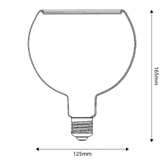 Lâmpada Filamento LED E27 4,5W 300 lm Creative-Cables BB-G05