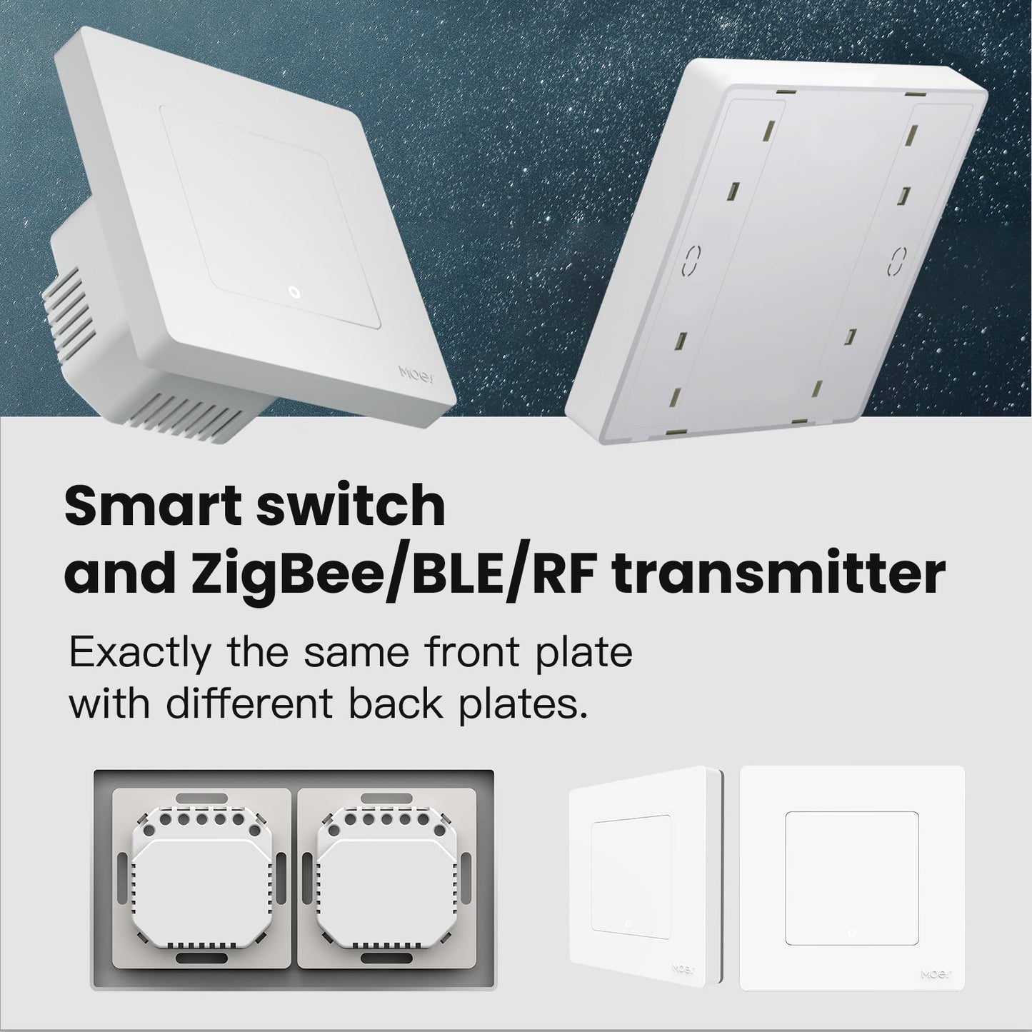 Interruptor Moes Gama Star Ring Zigbee 3.0