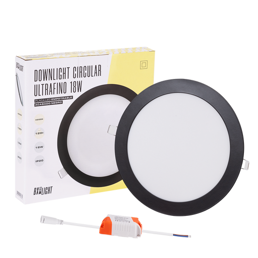 Placa LED 18W 1380Lm 4200ºK Circular 40.000H