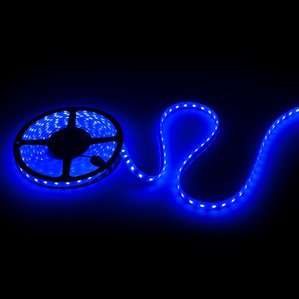 Faixa de 60 LEDs 72W 4.000Lm CRI85 6000ºK SMD5050 12VDC IP68 Submersível x5M 40.000H-Branco Frio