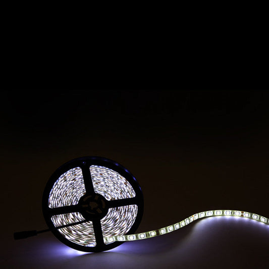 Faixa de 300 LEDs 60W 7.000Lm CRI85 6000ºK SMD5050 24VDC IP65 x5M 40.000H-Branco Frio