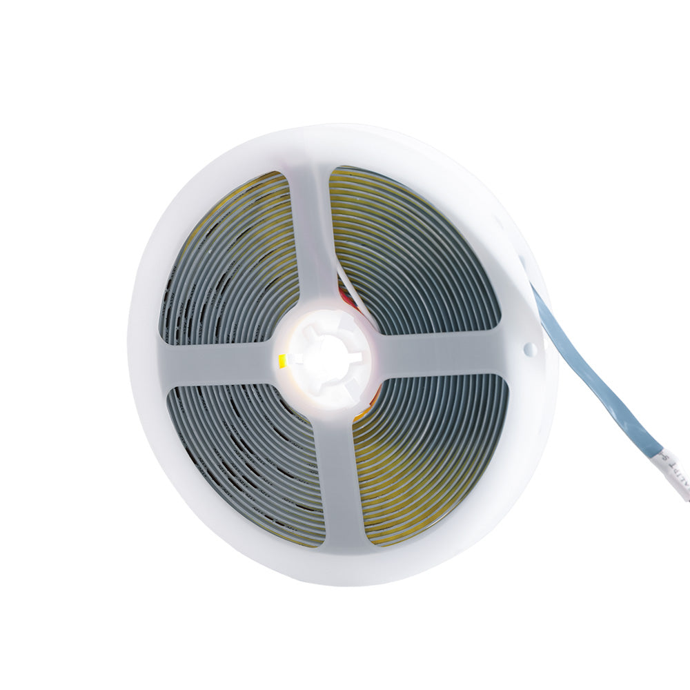 Faixa de 320 LEDs/M 50W 5.000Lm CRI90 6000ºK COB 12VDC IP20 8mm Largura x5M 40.000H-Branco Frio