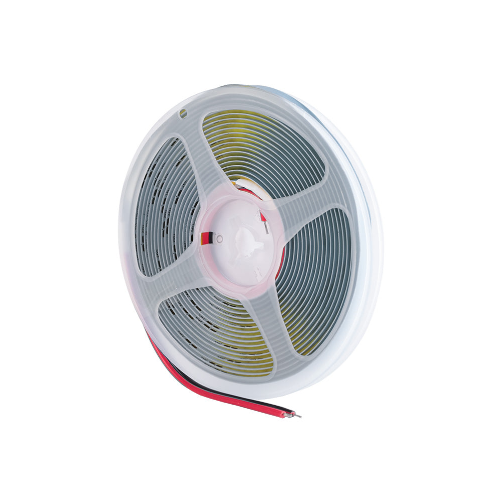Faixa de 320 LEDs/M 50W 5.000Lm CRI90 6000ºK COB 24VDC IP20 8mm Largura x5M 40.000H-Branco Frio